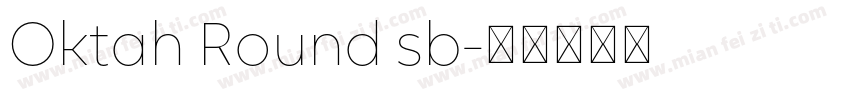Oktah Round sb字体转换